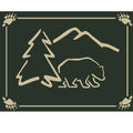 GROUND MAT 6' x 9' BEAR TREE