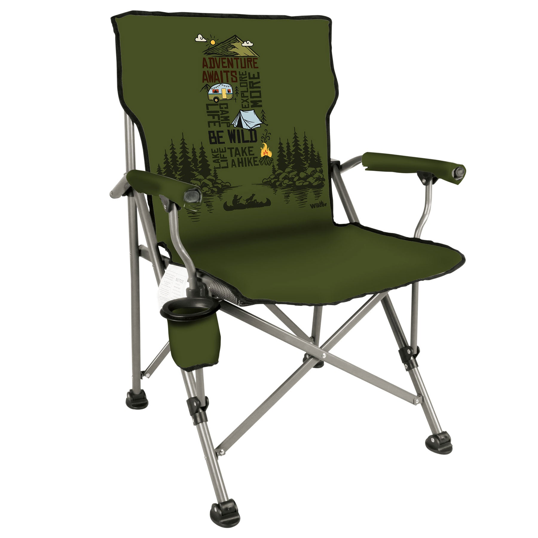 ADVENTURE AWAITS STRAIGHT BACK CHAIR