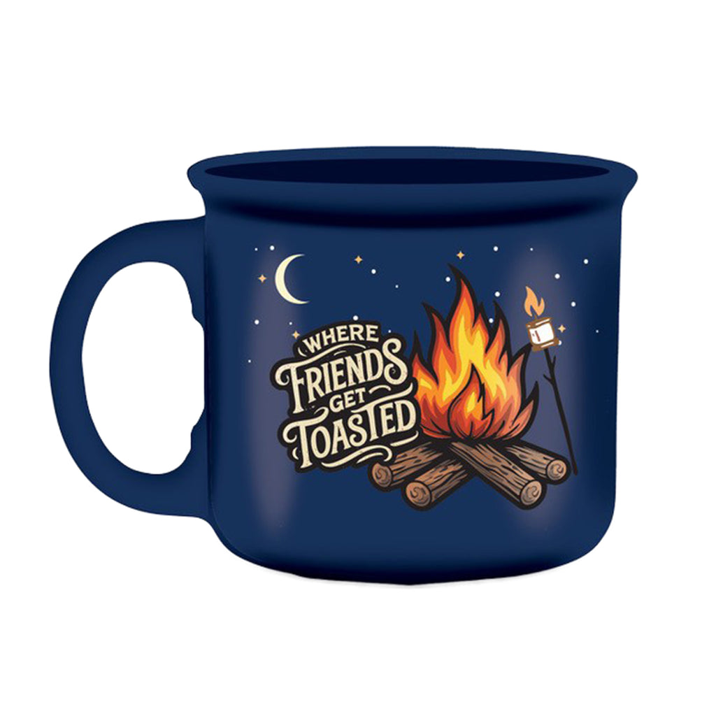FRIENDS GET TOASTED CAMPFIRE MUG